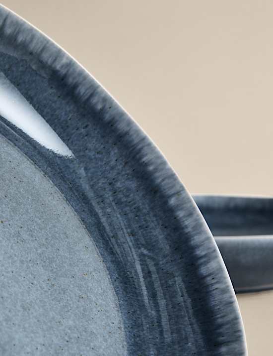 Set of 4 Henley Stoneware Pasta Bowls