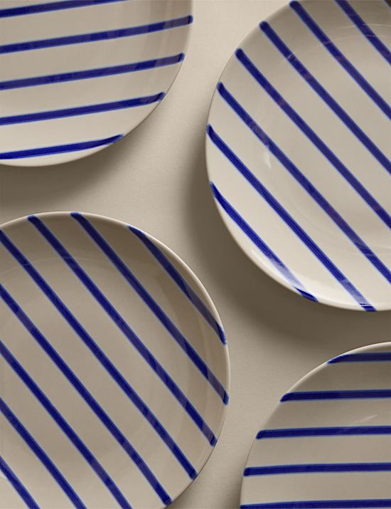Striped Dinner Plate
