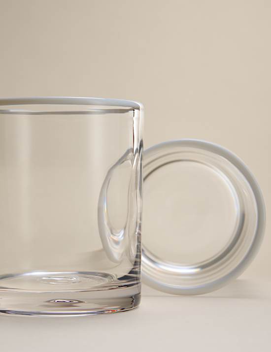 Sada 2 pohárků s kontrastním okrajem