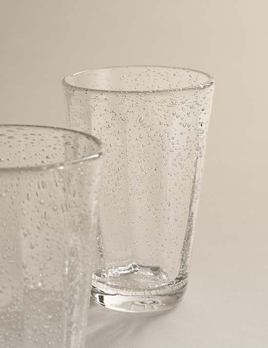 Set of 2 Bubble Hi Ball Glasses