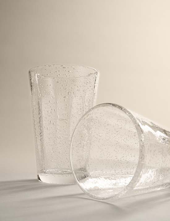 Set of 2 Bubble Hi Ball Glasses