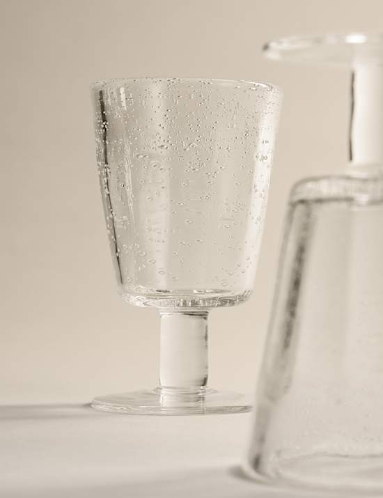 Set of 2 Bubble Wine Glasses