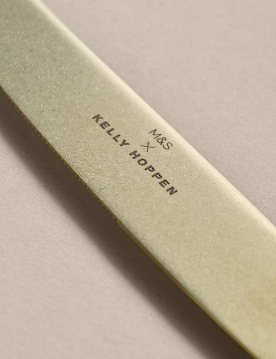 16 Piece Brushed Gold Cutlery Set