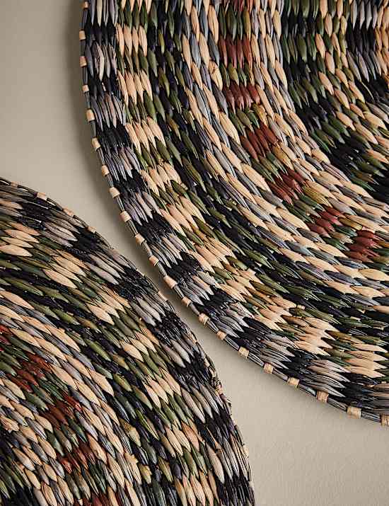 Set of 4 Multicoloured Placemats