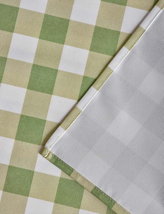 Gingham Wipe Clean Tablecloth