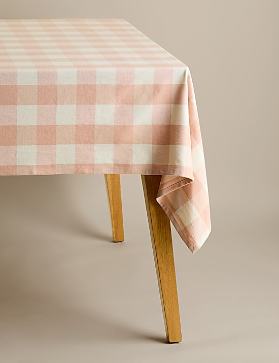 Pure Cotton Gingham Tablecloth