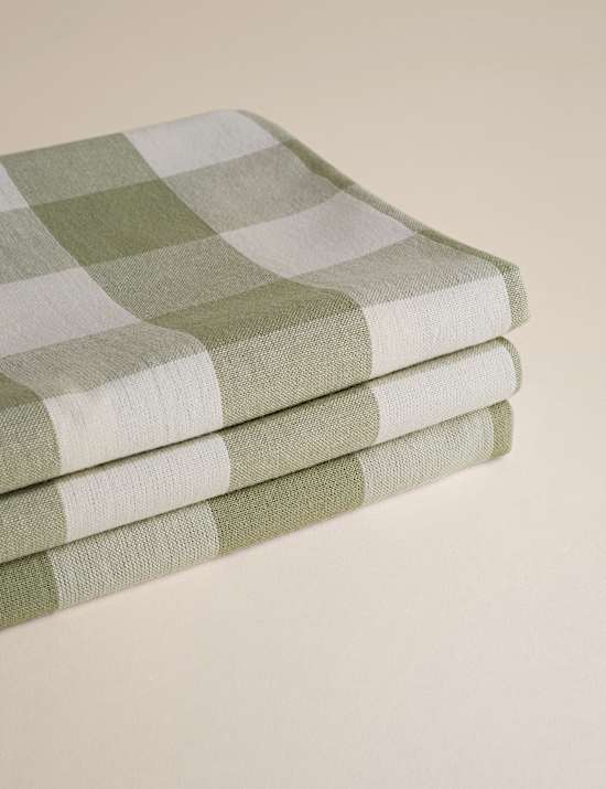 Pure Cotton Gingham Tablecloth