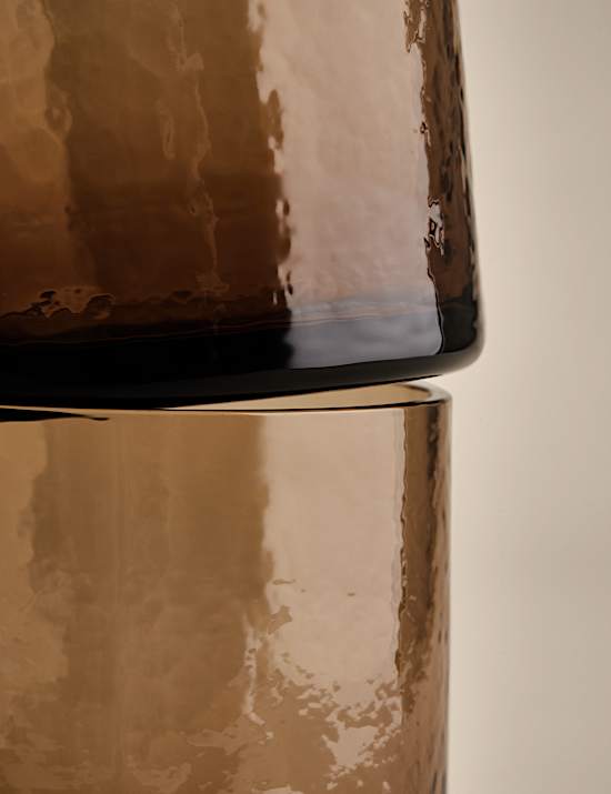 Set of 4 Hammered Tumblers