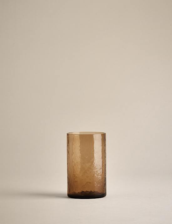 Set of 4 Hammered Hi Ball Glasses