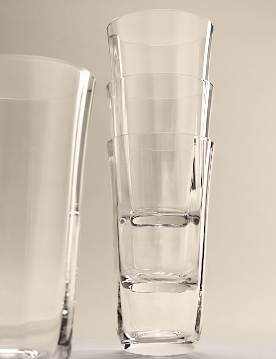 Lot de 4 verres hauts &eacute;toile
