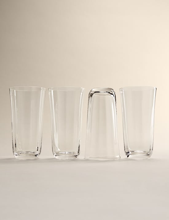 Lot de 4 verres hauts &eacute;toile