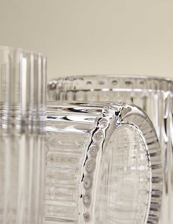 Set of 4 Celine Ribbed Tumblers