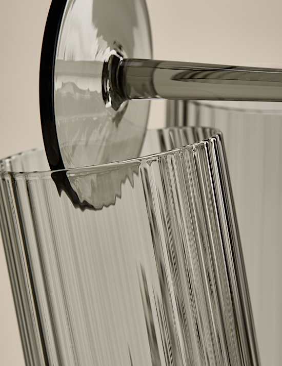 Set of 4 Celine Ribbed Champagne Flutes