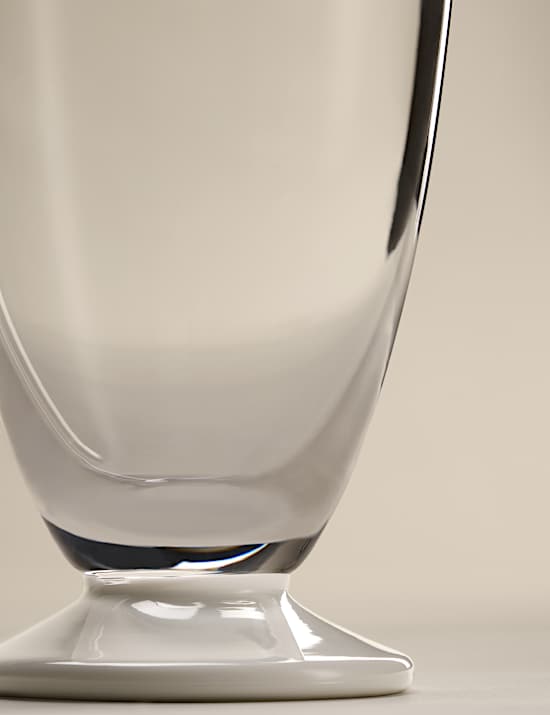 Lot de 2 verres hauts &agrave; pied