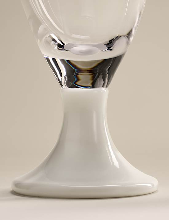 Lot de 2 verres &agrave; pied &agrave; vin