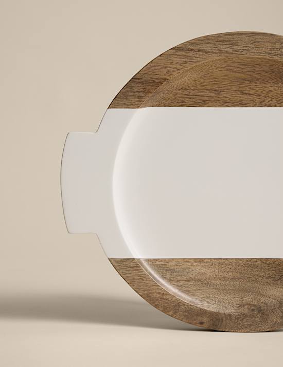 Wooden Circular Serving Board