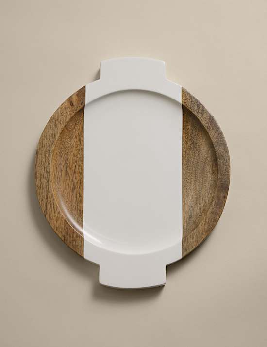 Wooden Circular Serving Board