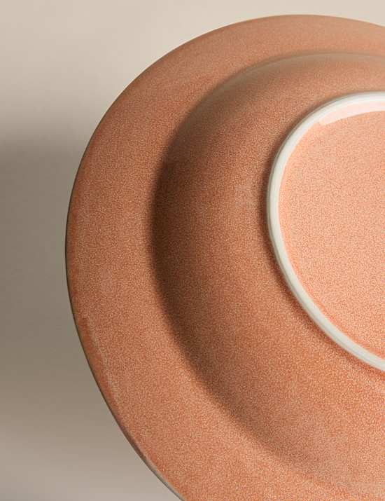 Reactive Striped Serving Bowl