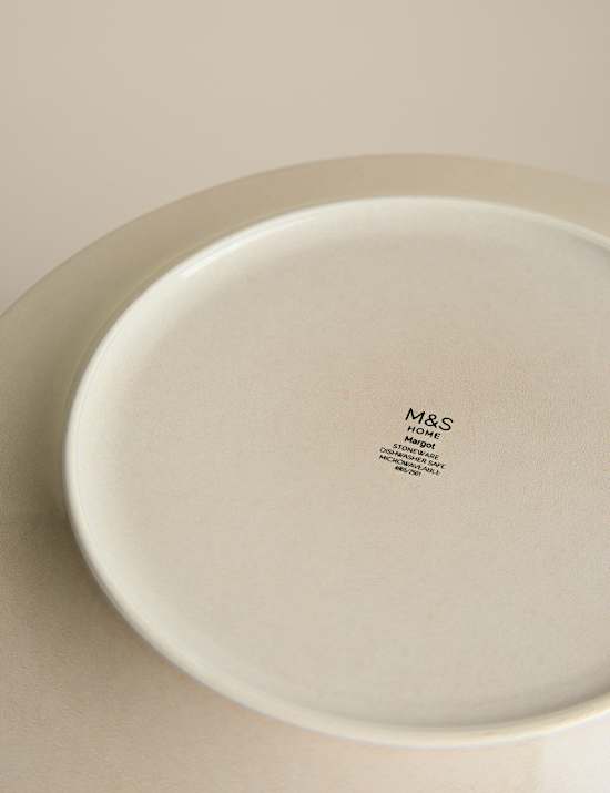 צלחת גדולה בצביעה מיוחדת עם פסים