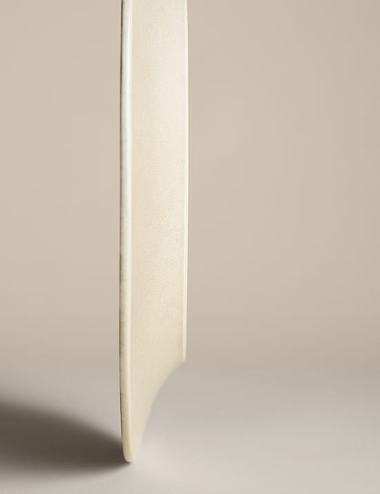 צלחת גדולה בצביעה מיוחדת עם פסים