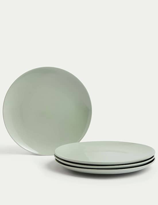 Set Isi 4 Piring Makan Tembikar