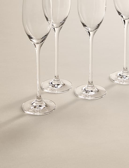 Set of 4 Maxim Champagne Flutes