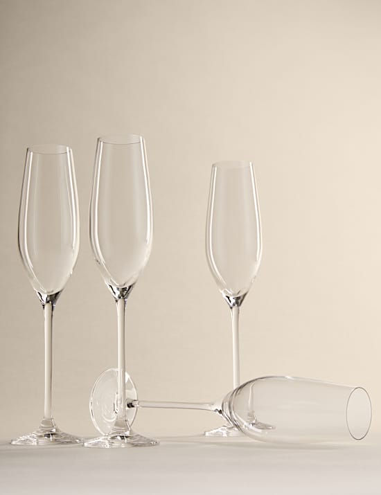 Set of 4 Maxim Champagne Flutes