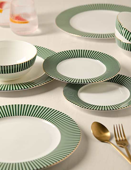 12 Piece Hampton Bone China Dinner Set