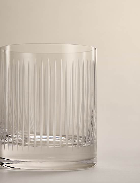 Set of 4 Marais Crystal Tumblers