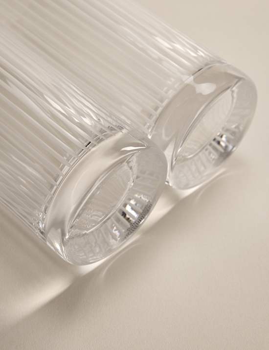 Set of 4 Marais Crystal Hi Ball Glasses