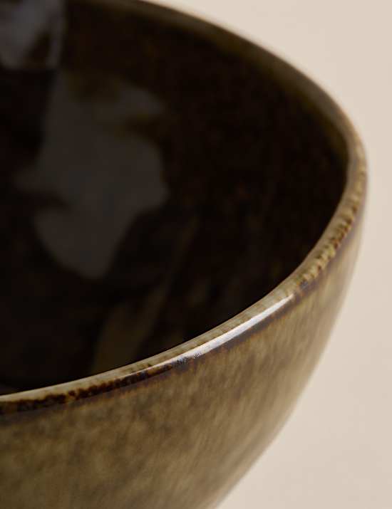 Straight Side Reactive Glaze Cereal Bowl