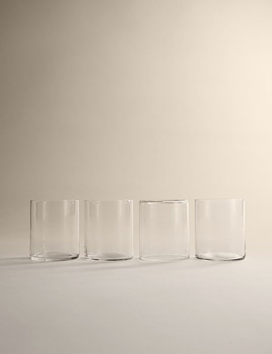Set of 4 Straight Sided Tumblers