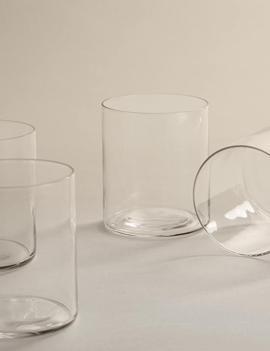 Set of 4 Straight Sided Tumblers