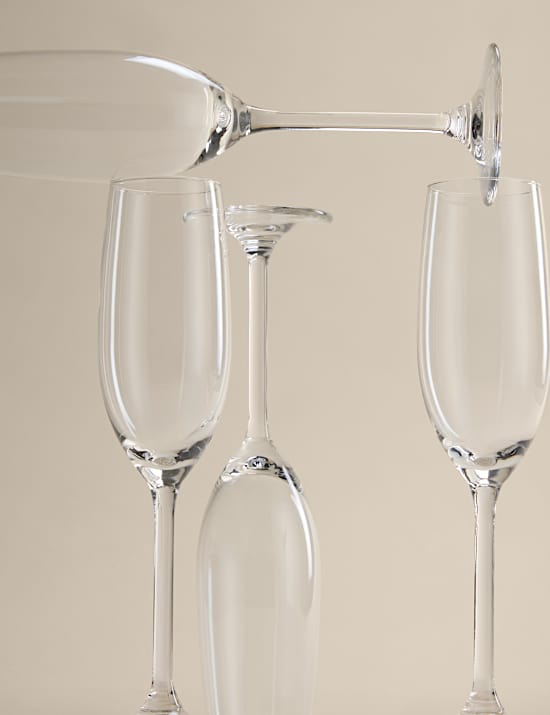 Set of 4 Everyday Champagne Flutes