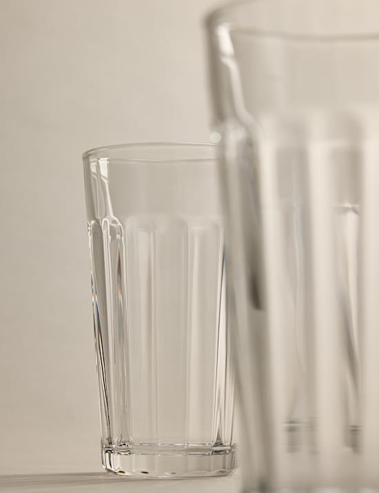 Set of 4 Everyday Ribbed Tumblers