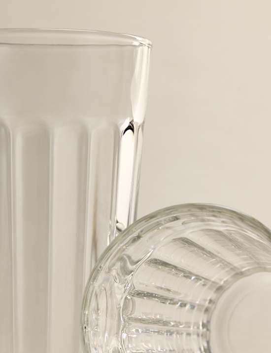 Set of 4 Everyday Ribbed Tumblers