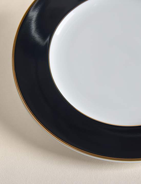 Maxim Beilagenteller mit vergoldetem Rand