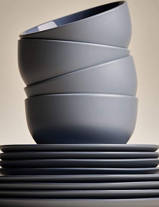 12 Piece Everyday Stoneware Dinner Set