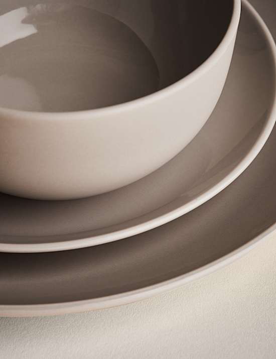 12 Piece Everyday Stoneware Dinner Set