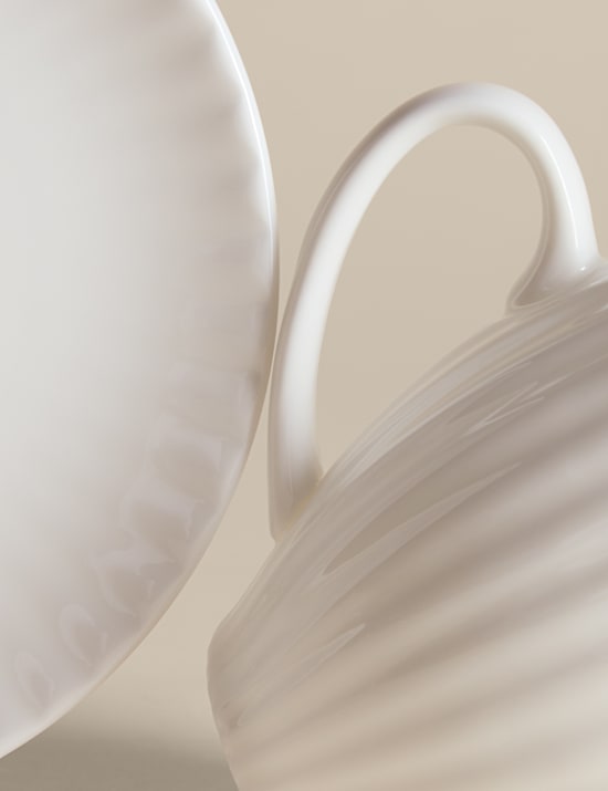 Fluted Hampton Cup & Saucer