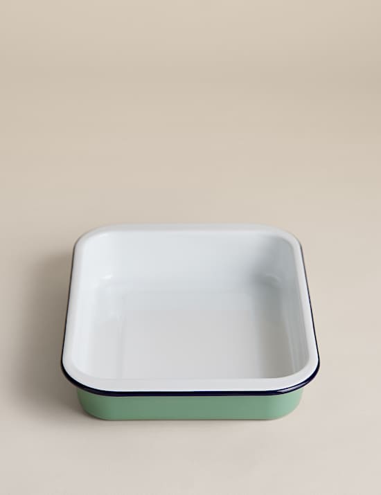 Plat à gratin 29 cm en émail