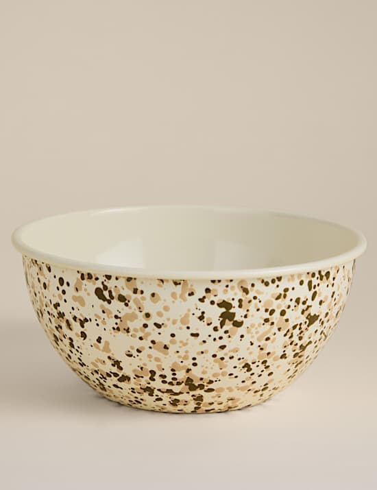 Enamel Splatter Mixing Bowl