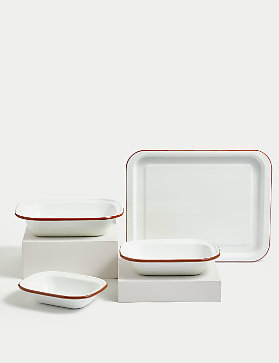 Enamel 28cm Pie Dish