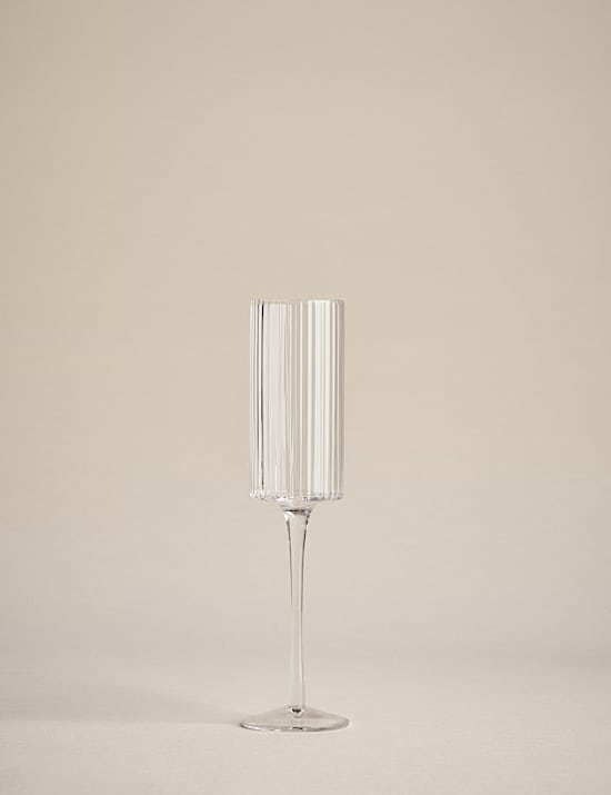 Set of 4 Handmade Celine Champagne Flutes