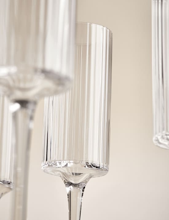 Set of 4 Handmade Celine Champagne Flutes