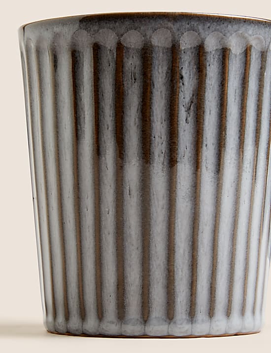 Mug Reaktive Berusuk Glasir