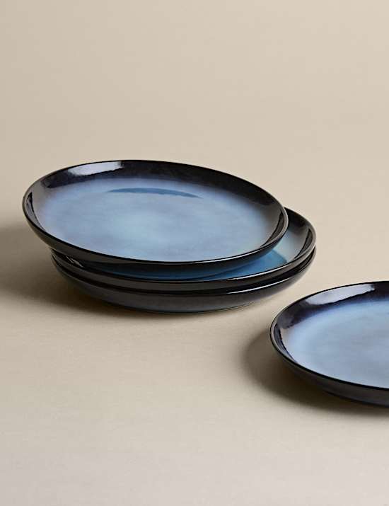 Set of 4 Amberley Reactive Side Plates