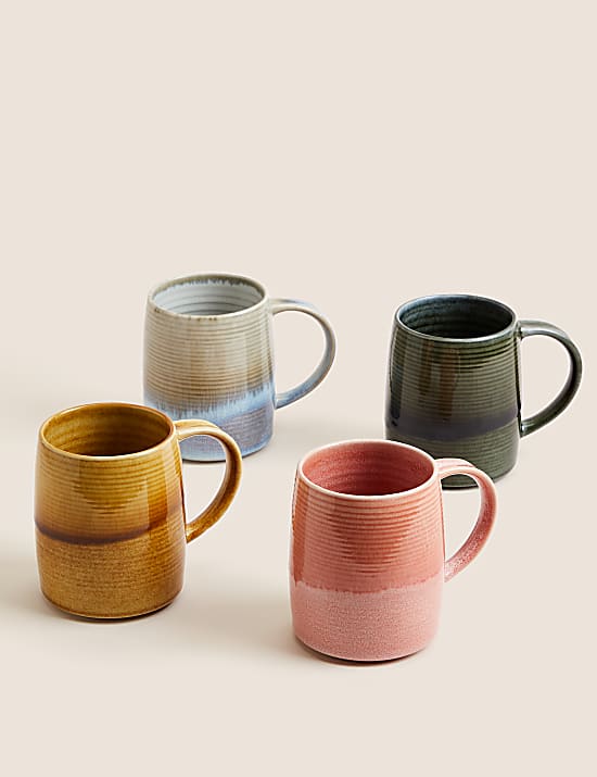 Reactive Glaze Tankard Mug