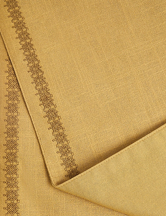 Pure Cotton Embroidered Table Runner
