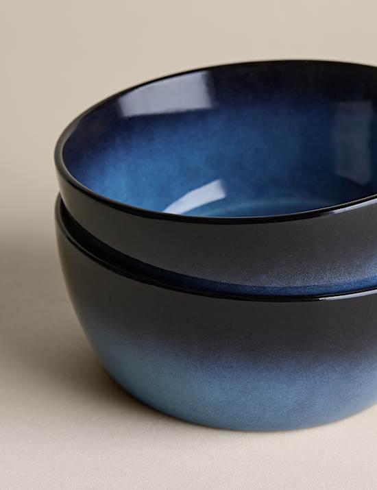 Set of 4 Amberley Reactive Cereal Bowls